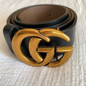 Black leather belt. Never been wore